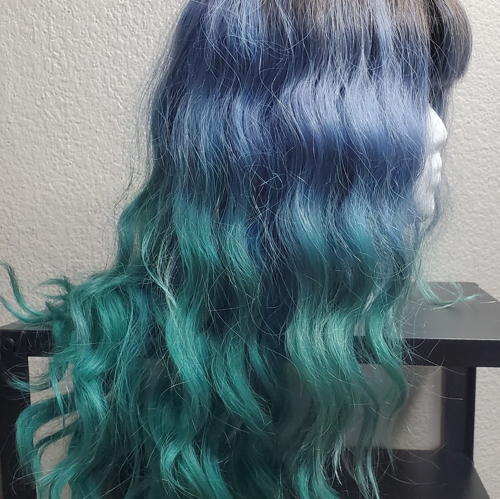 Wig, one size, 100% human hair